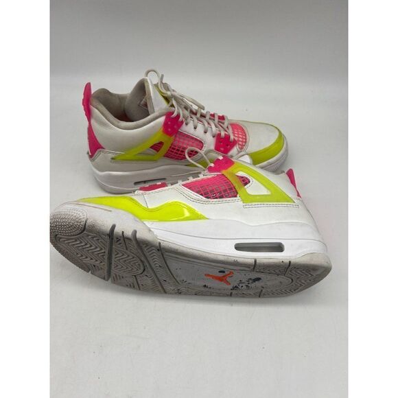 Air Jordan 4 Retro Sneakers Size 4Y - Picture 6 of 7